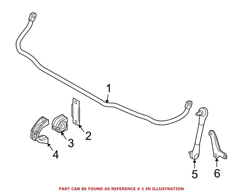 BMW Sway Bar - Front (24.6mm) 31356760982
